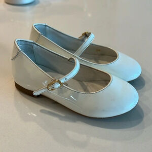Dolce Gabbana White Mary Jane Kids Shoes